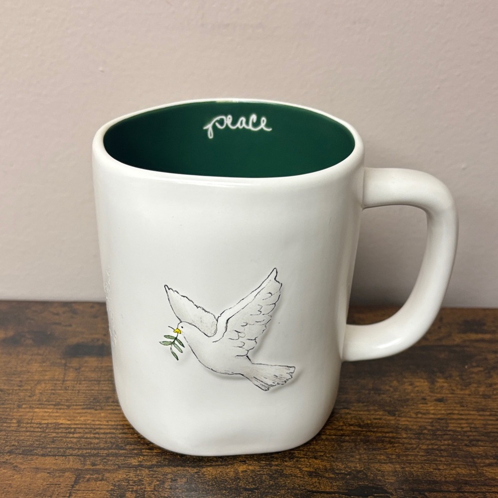 Rae Dunn Peace Dove Mug
